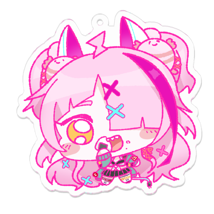 アクリルキーホルダー - 70 x 70 (mm)