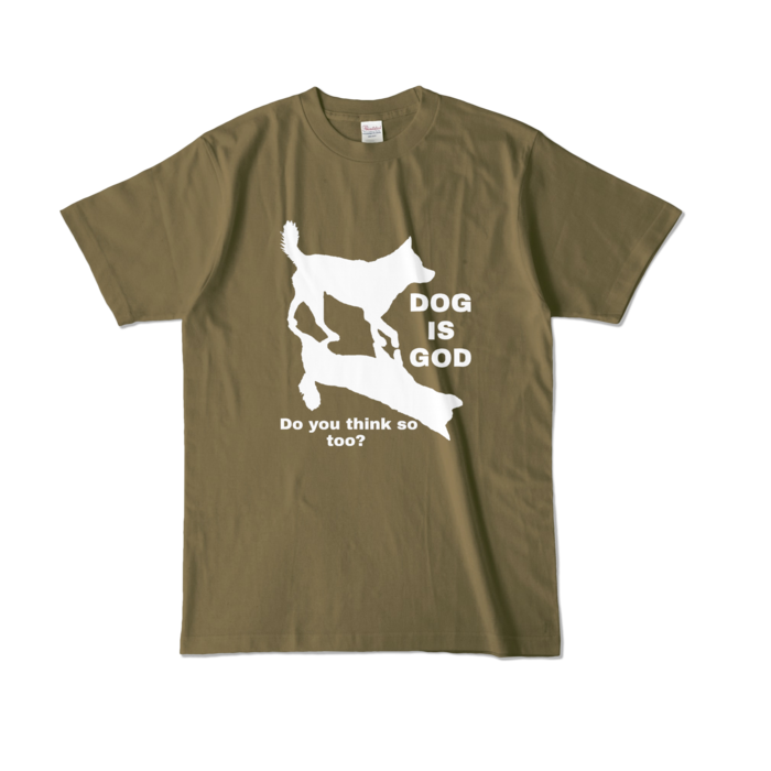 カラーTシャツ - L - オリーブ (濃色)