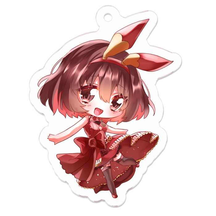 アクリルキーホルダー - 50 x 50 (mm)