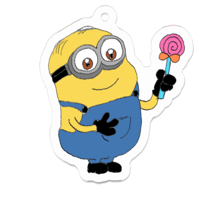 アクリルキーホルダー - 50 x 50 (mm)