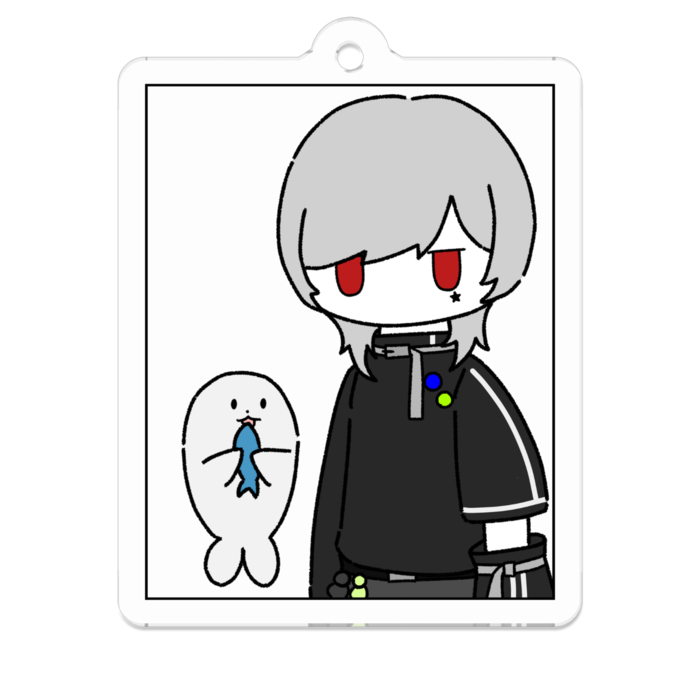 アクリルキーホルダー - 50 x 50 (mm)