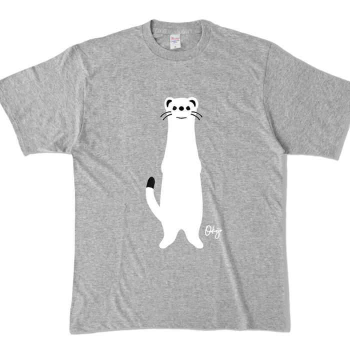 カラーTシャツ - XL - 杢グレー (濃色)