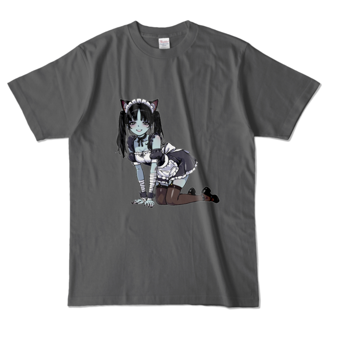 カラーTシャツ - L - チャコール (濃色)