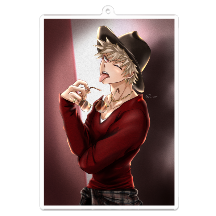 アクリルキーホルダー - 100 x 100 (mm)