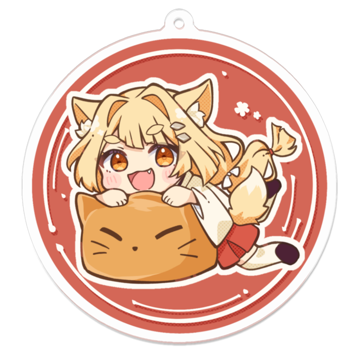 アクリルキーホルダー - 70 x 70 (mm)