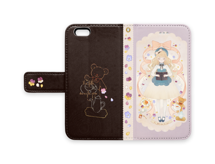 手帳型iPhoneケース - iPhone 6 / 6s - ストラップ穴 あり