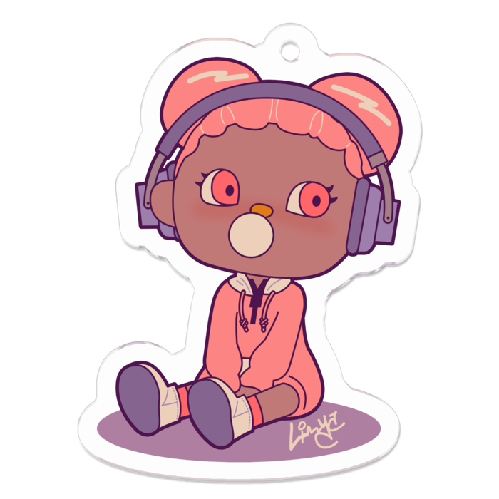 アクリルキーホルダー - 50 x 50 (mm)