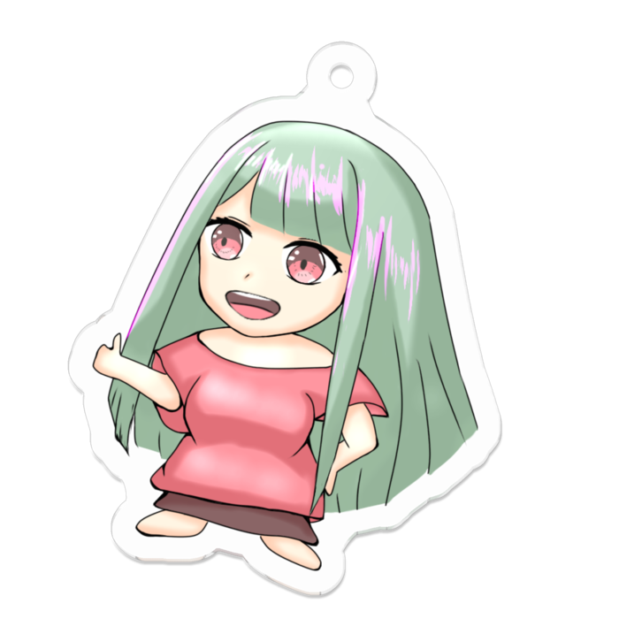 アクリルキーホルダー - 50 x 50 (mm)