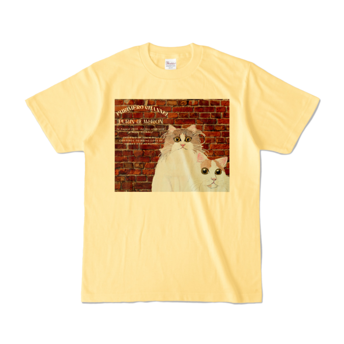 カラーTシャツ - S - ライトイエロー (淡色)