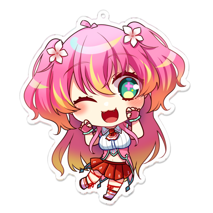 アクリルキーホルダー - 100 x 100 (mm)
