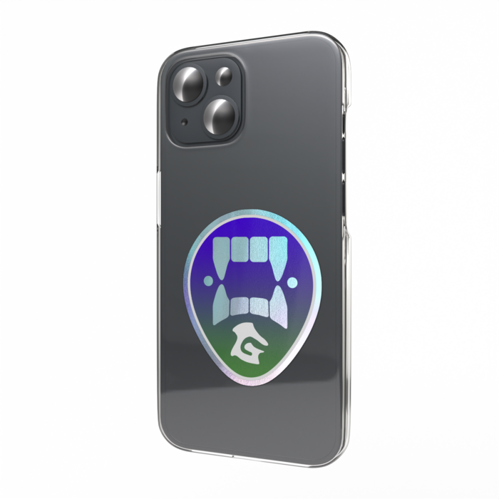 オーロラスマホステッカー - 縦