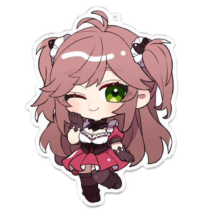 カデちゃんアクキー「ういんく」