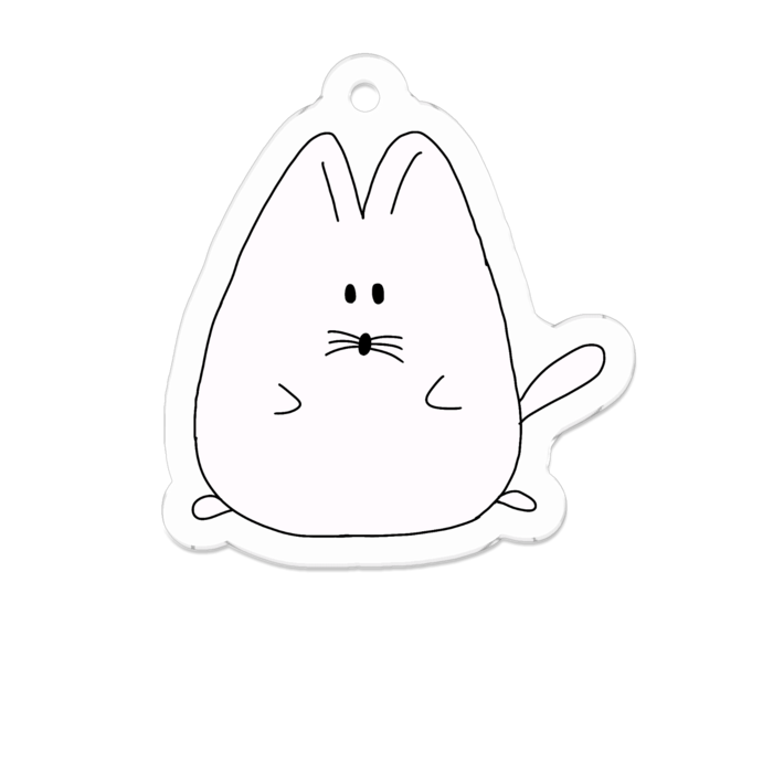 アクリルキーホルダー - 50 x 50 (mm)