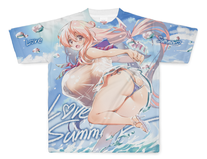 フルグラフィックTシャツ - L - 正面印刷のみ
