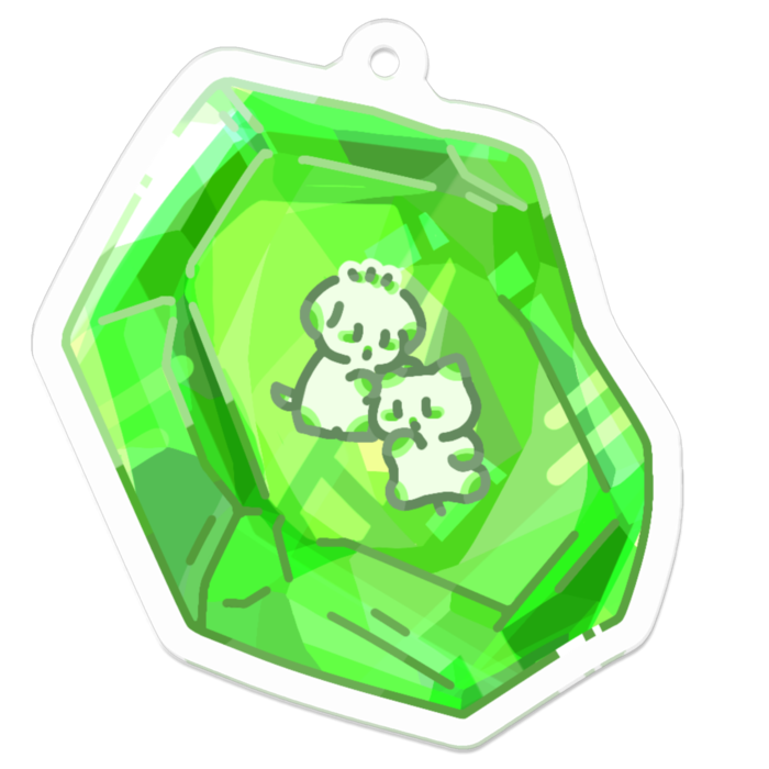 アクリルキーホルダー - 50 x 50 (mm)