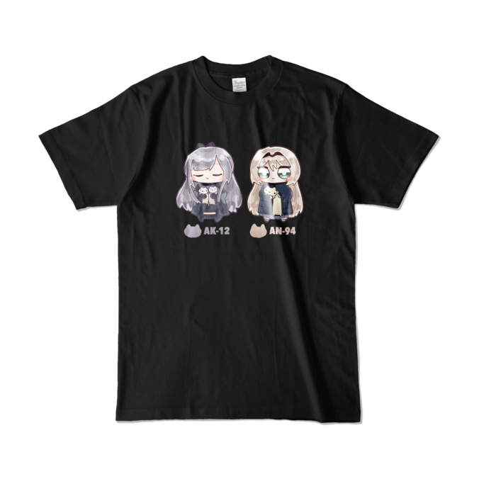 カラーTシャツ - L - ブラック