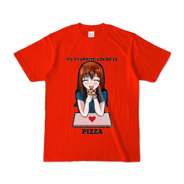 カラーTシャツ - S - レッド (濃色)