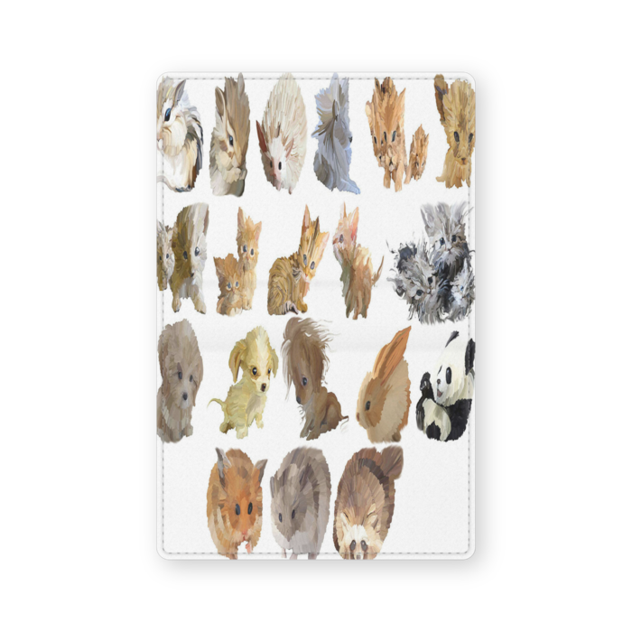 レザー製名刺入れ - 102 x 72 (mm)