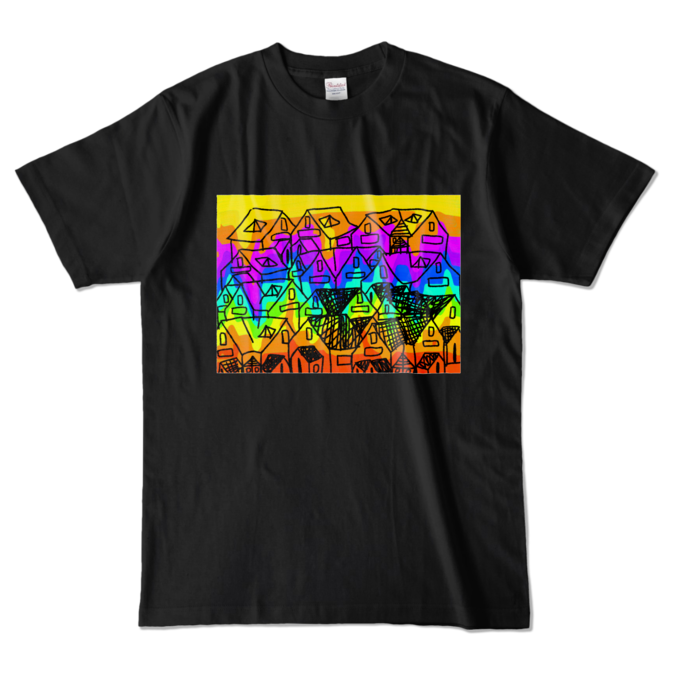 カラーTシャツ - L - ブラック (濃色)