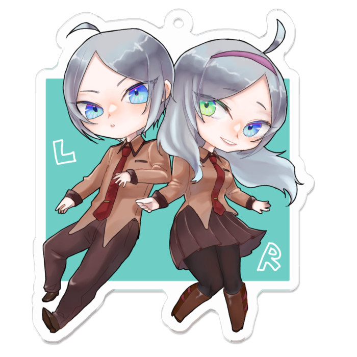 アクリルキーホルダー - 70 x 70 (mm)