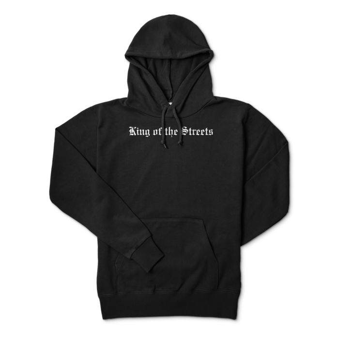 bull hoodie black/white M