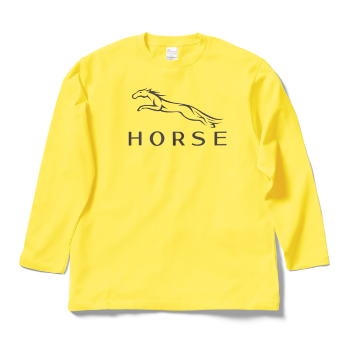 ロングスリーブTシャツ - L - イエロー