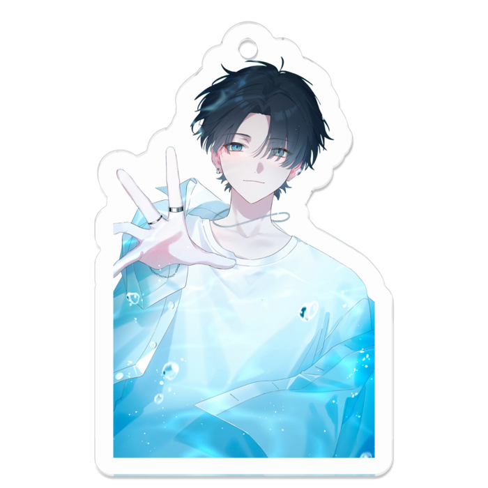 アクリルキーホルダー - 50 x 50 (mm)