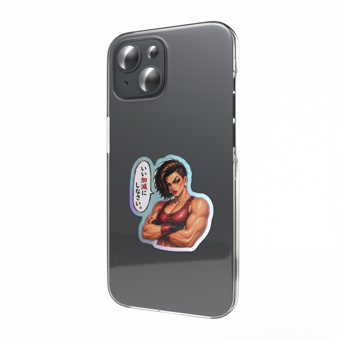 オーロラスマホステッカー - 縦