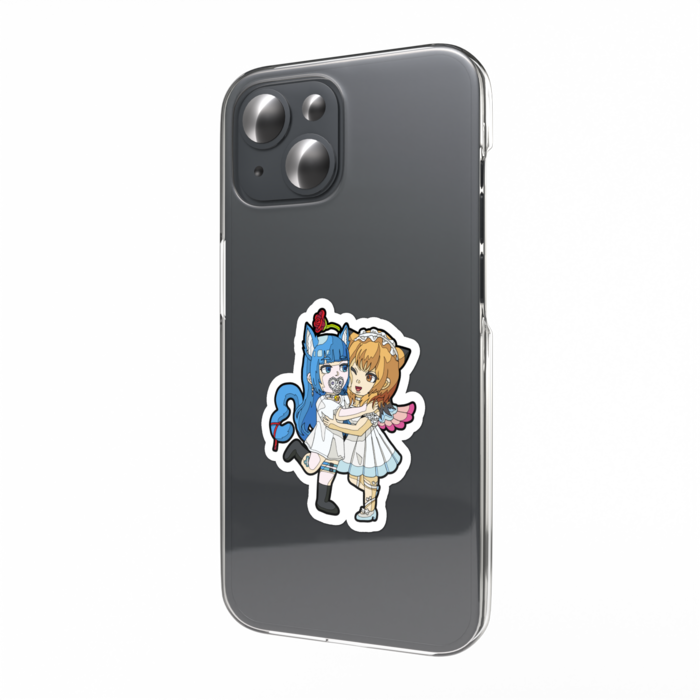 ぬこなげ　スマホステッカー - W55 × H91mm 以内