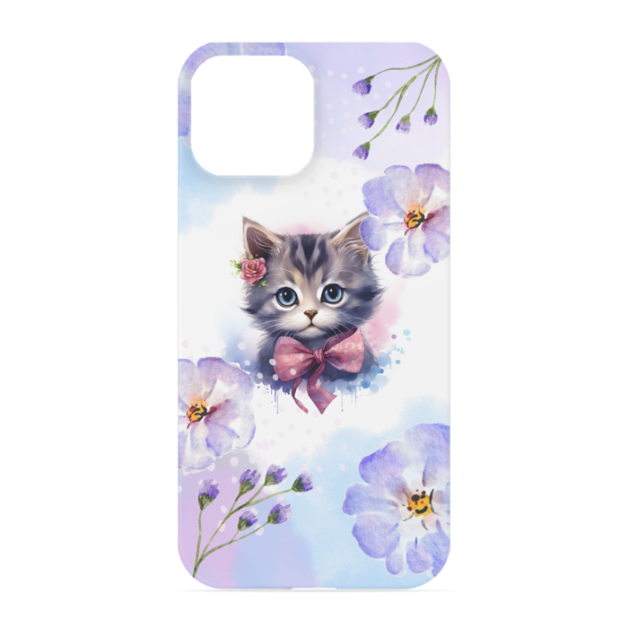 2.パープル iPhoneケース - iPhone 13 mini - 正面印刷のみ(1)