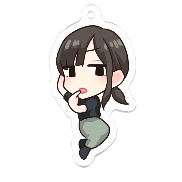 アクリルキーホルダー - 50 x 50 (mm)