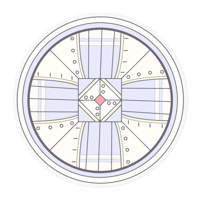 ステッカー - 100 x 100 (mm)