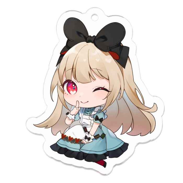 アクリルキーホルダー - 50 x 50 (mm)