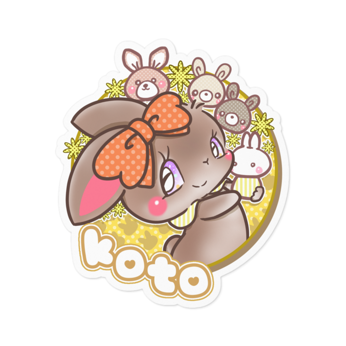 ステッカー - 100 x 100 (mm)