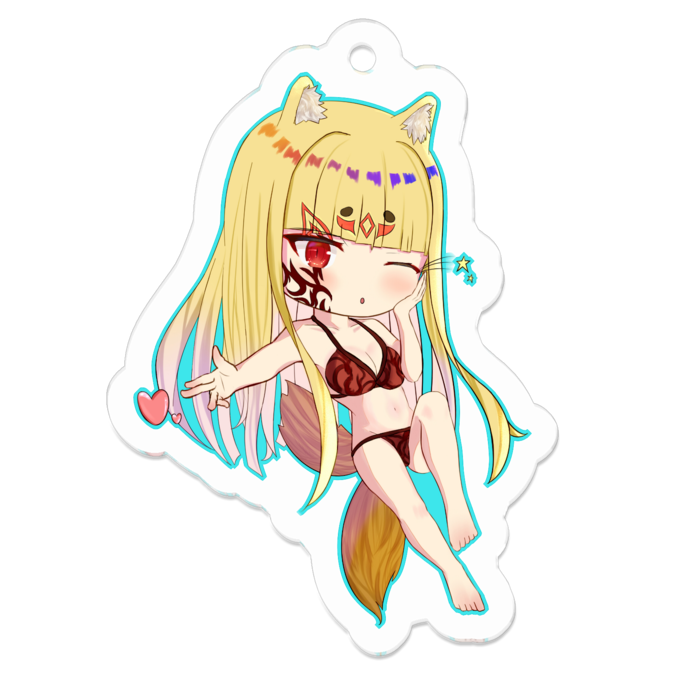 アクリルキーホルダー - 50 x 50 (mm)