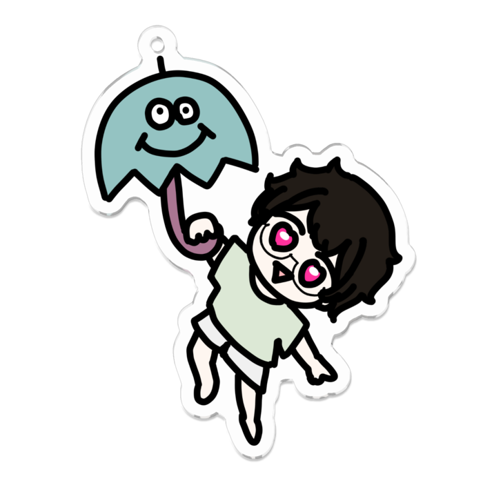 アクリルキーホルダー - 70 x 70 (mm)