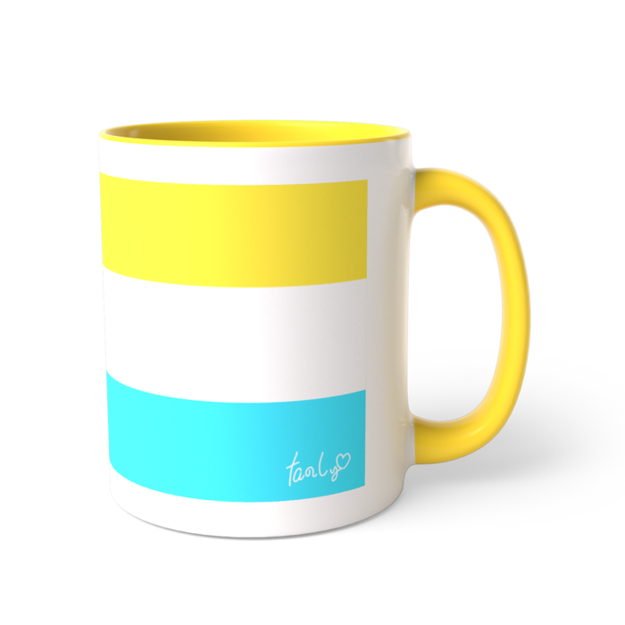 ツートンカラーマグカップ - 直径 8.2cm / 高さ 9.5cm