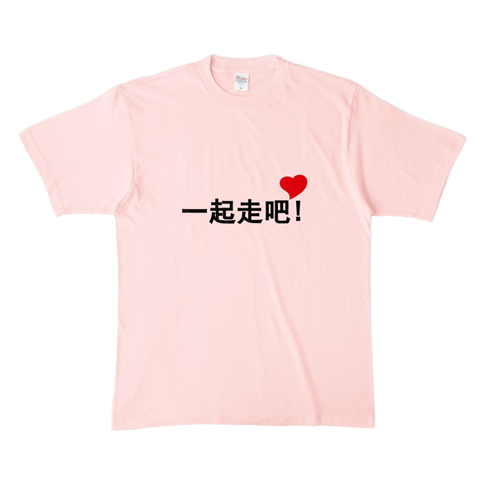 カラーTシャツ(淡色) - XL - ライトピンク