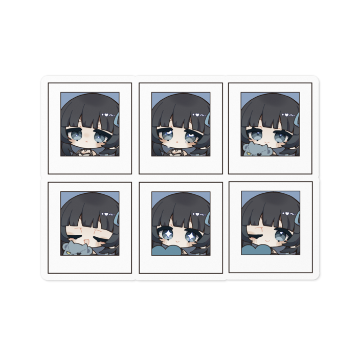 チェキ風ステッカー【100 x 100 (mm)】