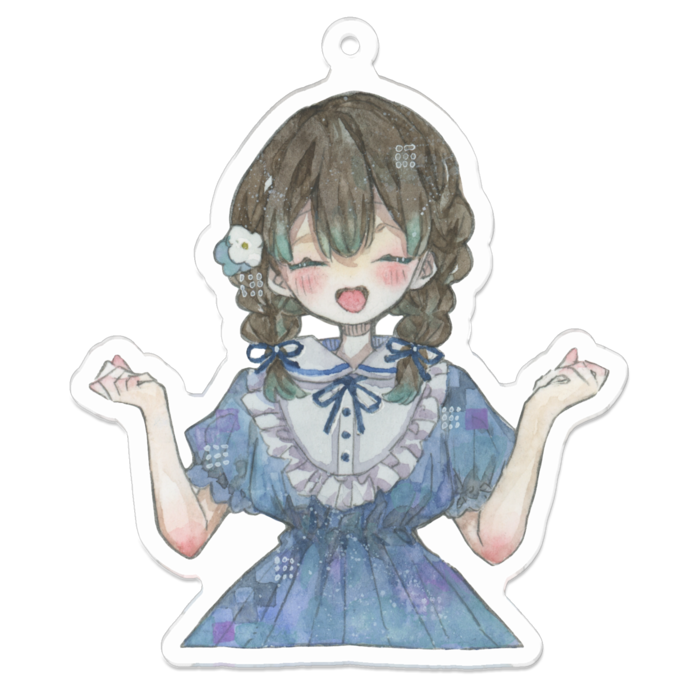 アクリルキーホルダー - 70 x 70 (mm)