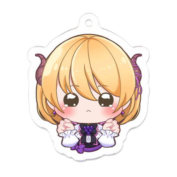 ミニころろアクキー_ぴえん