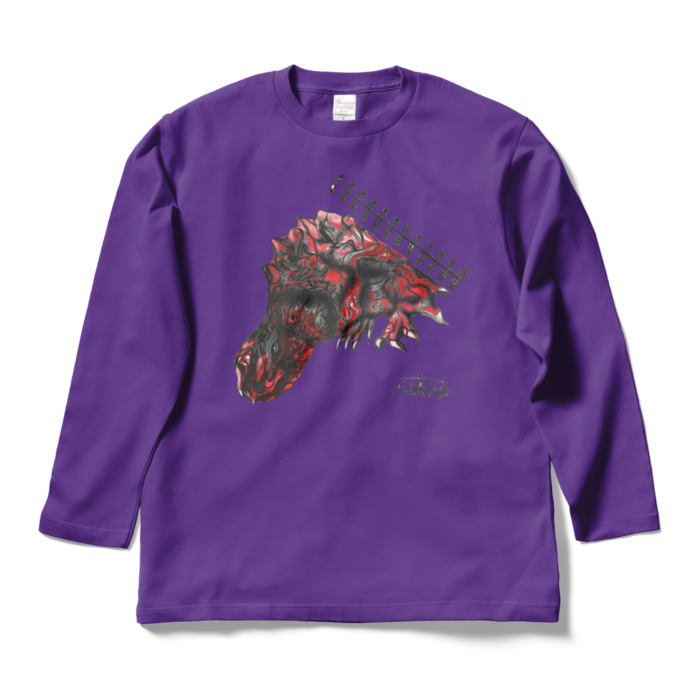ロングスリーブTシャツ - L - パープル