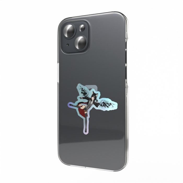 オーロラスマホステッカー - 縦