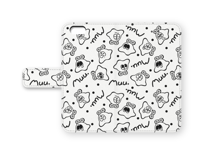 手帳型iPhone6ケース 黒