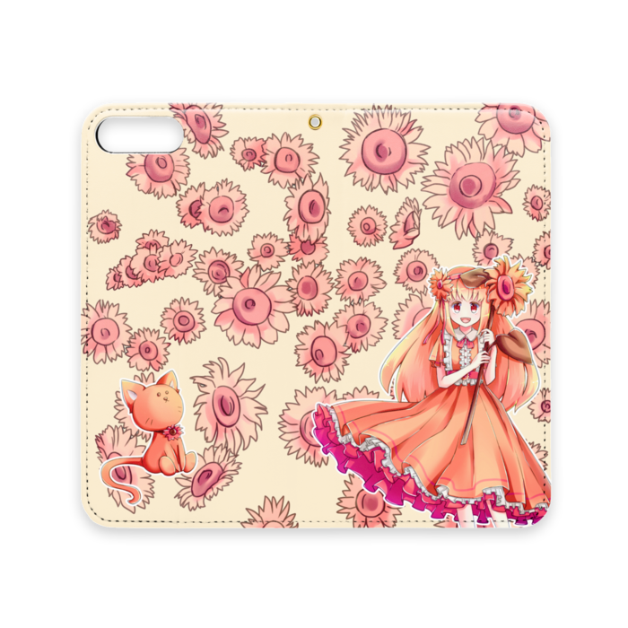 手帳型iPhoneケース(ベルトなし) - iPhone 8 Plus / 7 Plus - ストラップ穴 あり