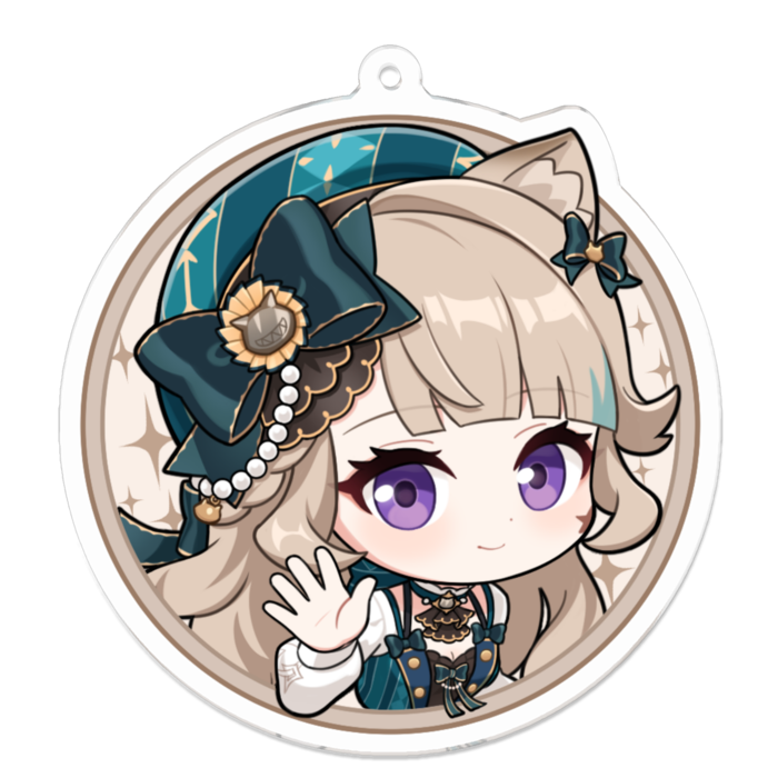 アクリルキーホルダー - 70 x 70 (mm)