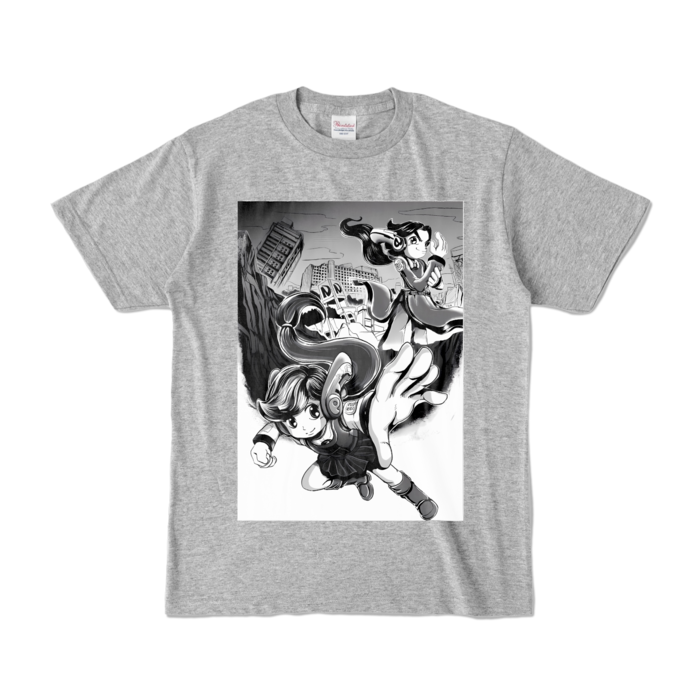 カラーTシャツ - S - 杢グレー (濃色)