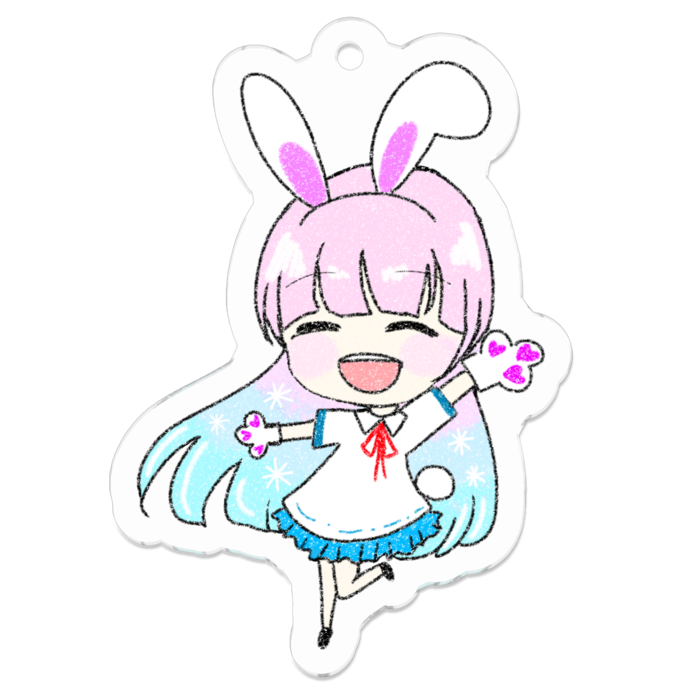 アクリルキーホルダー - 50 x 50 (mm)