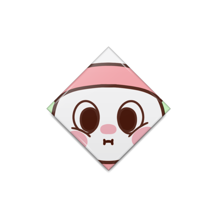 缶バッジ - ひし形40mm