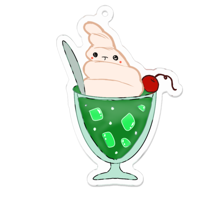 アクリルキーホルダー - 70 x 70 (mm)